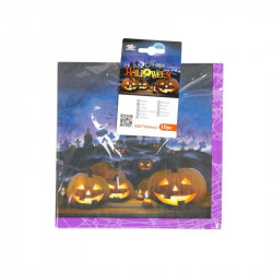 Halloween szalvéta 33x33 cm 10 db Party kellékek Nincs
