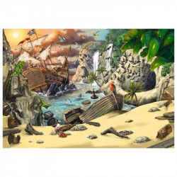 Puzzle Escape 368 db - Kalózok 100-499 darabos puzzle Ravensburger