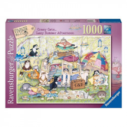 Puzzle 1000 db - Bolondos macskák 1000-2999 darabos puzzle Ravensburger