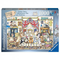 Puzzle 1000 db - Őrült macskák 1000-2999 darabos puzzle Ravensburger