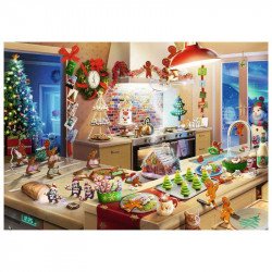 Puzzle 1000 db - Karácsony a konyhában 1000-2999 darabos puzzle Ravensburger