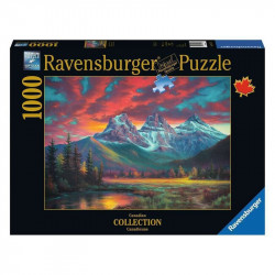 Puzzle 1000 db - Alberta Three Sisters, Kanada 1000-2999 darabos puzzle Ravensburger
