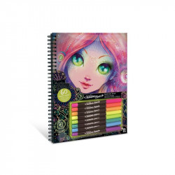 Színező filccel, fekete lapokkal Kreatív készlet Nincs