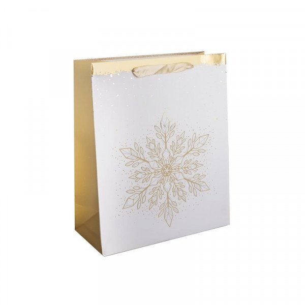 Papírtasak arany hópihe 26*32