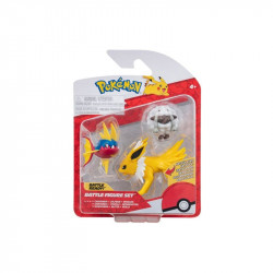 Pokémon 3 db-os figura csomag -  Wooloo, Carvanha, Jolteon Mesefigura Nincs