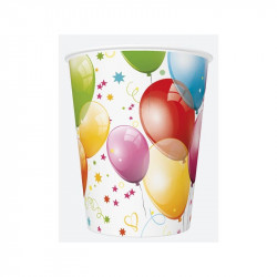 Lufis pohár 250 ml, 6 db/cs Party dekoráció Nincs