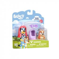 Bluey Figura dupla csomag Nagyi Gyűjthető Nincs