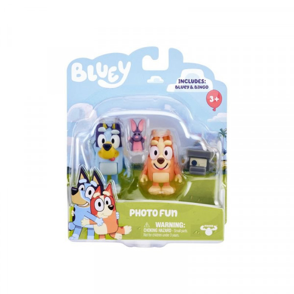 Bluey Figura dupla csomag Fényképezkedés Bluey Figura dupla csomag Fényképezkedés