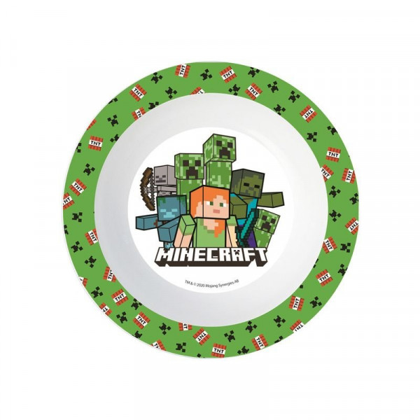 Műa. Minecraft mikrózható mélytányér