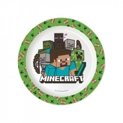 Műa. Minecraft mikrózható lapostányér Ajándék Nincs