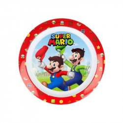 Műa. Super Mario mikrózható lapostányér Ajándék Nincs