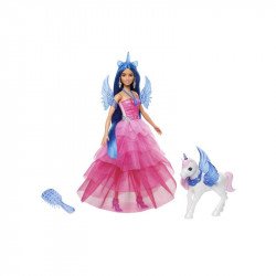 Barbie Zafír hercegnő Baba, babakocsi Mattel