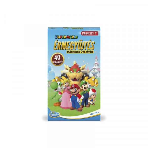Super Mario - Érmegyűjtés, mágneses utijáték