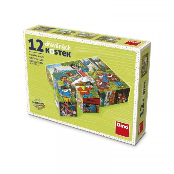 Fa mesekocka 12 db - Hófehérke