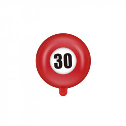 Héliumos fólia számos 30-as 45 cm Lufi Nincs