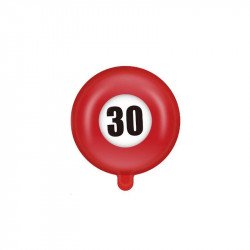 Héliumos fólia számos 30-as 45 cm Lufi Nincs