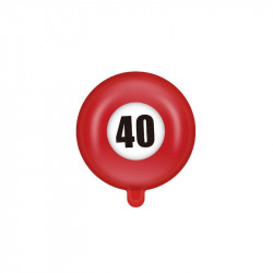 Héliumos fólia számos 40-es 45 cm Lufi Nincs