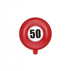 Héliumos fólia számos 50-es 45 cm Lufi Nincs