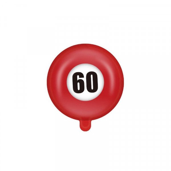 Héliumos fólia számos 60-as 45 cm