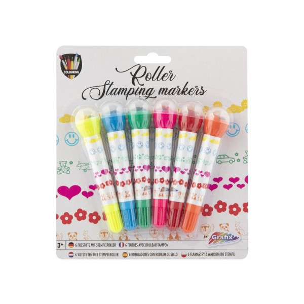 Filctoll nyomdarollerrel, 6 db /csomag