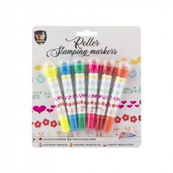 Filctoll nyomdarollerrel, 6 db/csomag Festés, színezés, rajzolás Grafix