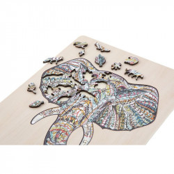 Fa puzzle 137 db - elefánt