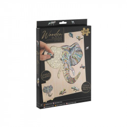 Fa puzzle 137 db - elefánt 100-499 darabos puzzle Grafix