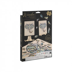 Fa puzzle 137 db - elefánt 100-499 darabos puzzle Grafix