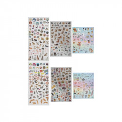 100 db-os matrica szett, kutyák és macskák, 2 féle Matrica Grafix