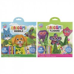 Origami virágok és állatok-többféle Kreatív készlet Grafix
