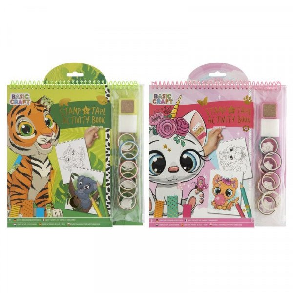 Nyomdázz és ragassz foglalkoztatófüzet, 2 féle