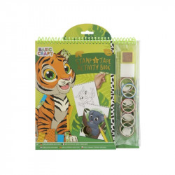 Nyomdázz és ragassz foglalkoztatófüzet, 2 féle Festés, színezés, rajzolás Grafix