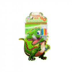 Állat formájú kifestőkönyv 4 db filctollal, A4, 20 oldal Festés, színezés, rajzolás Grafix