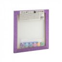 Fess számok szerint csillogós vásznon, 25x25 cm