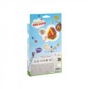 Mini madáretető 3 festékkel és ecsettel