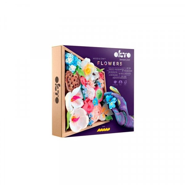 Okto Wood&Craft DIY Gyurmavirágok - Románc