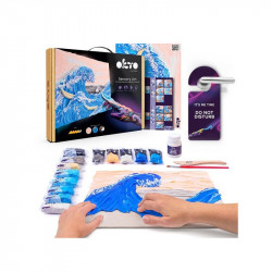 Okto Sensory Art Kreatív szett Nagy hullám Kanawaganál
