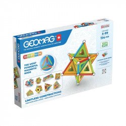 Geomag Supercolor Recycled 114 db Építőjáték Geomag