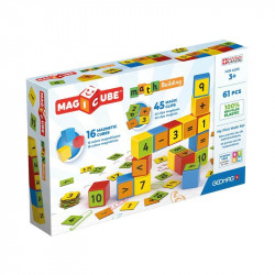 Geomag Magicube Math Building Recycled Clips 61 db Építőjáték Geomag