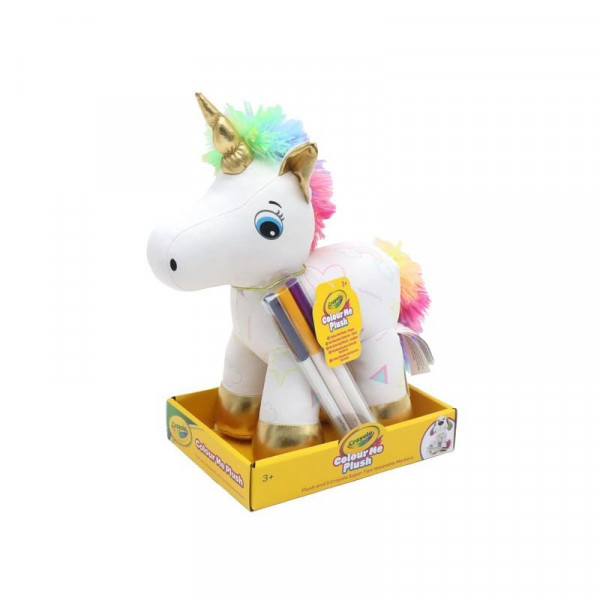 Crayola Kiszínezhető plüss unikornis