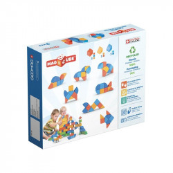 Geomag Magicube Recycled állatok 9 db Építőjáték Geomag