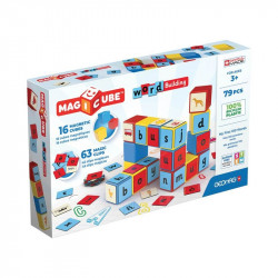 Geomag Magicube Word Building EU Recycled Clips 79 db Építőjáték Geomag