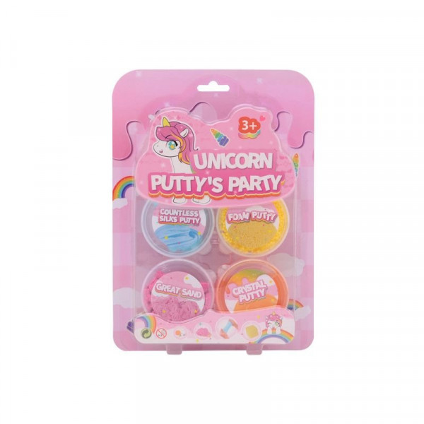 Unikornis putty, 4 db /cs