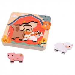 Jouéco® -  Háziállatok réteges puzzle