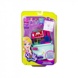 Polly Pocket közepes szett Baba, babakocsi Mattel