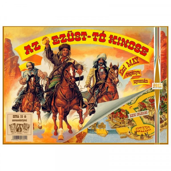 Az Ezüst-tó kincse társasjáték extra kártyákkal