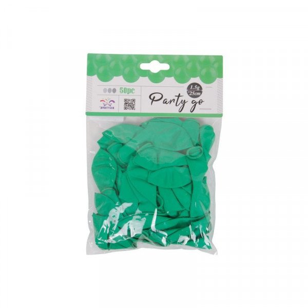 Lufi 25cm sötét zöld 50db/csomag