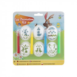 Húsvéti tojásfestő, 6 db sablon, 4 db toll Festés, színezés, rajzolás Grafix