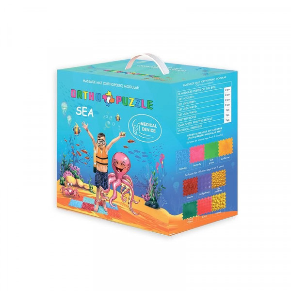 Ortopédiai masszázs szőnyeg szett - Tenger