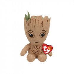 Beanie Babies plüss figura Marvel GROOT, 15 cm 20 cm alatt TY
